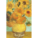 Vase with Twelve Sunflowers Van Gogh Note Book: Hardcover Journal Notebook Diary with Dot Grid, Lined, Blank Vintage Paper for Writing Drawing Journal