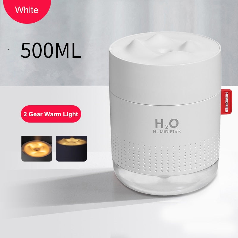 Wireless Air Humidifier USB Portbale Aroma Diffuser 2000mAh Battery Rechargeable Umidificador Essential Oil Humidificador