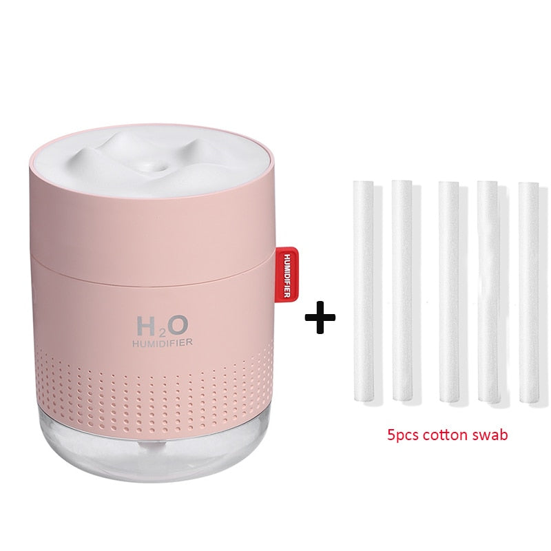 Wireless Air Humidifier USB Portbale Aroma Diffuser 2000mAh Battery Rechargeable Umidificador Essential Oil Humidificador