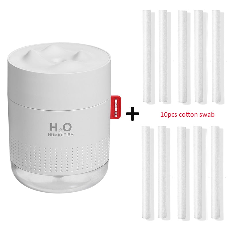 Wireless Air Humidifier USB Portbale Aroma Diffuser 2000mAh Battery Rechargeable Umidificador Essential Oil Humidificador