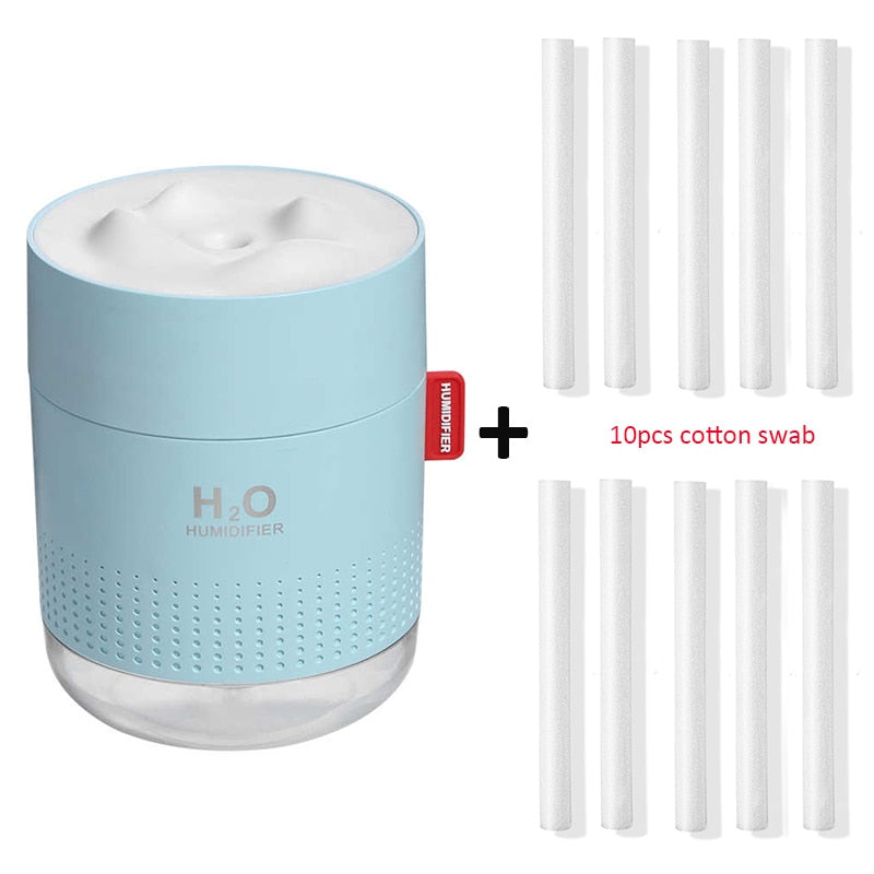 Wireless Air Humidifier USB Portbale Aroma Diffuser 2000mAh Battery Rechargeable Umidificador Essential Oil Humidificador